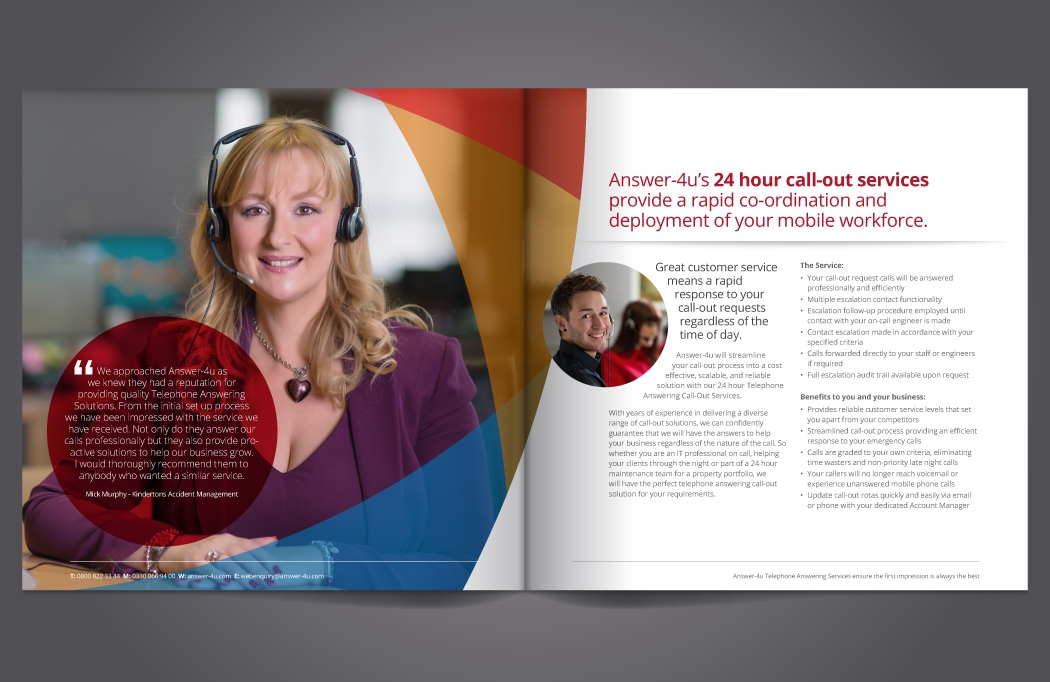 answer-4u-brochure-5 Brochure design for Nottingham based Answer-4u by BLU:72 Creative