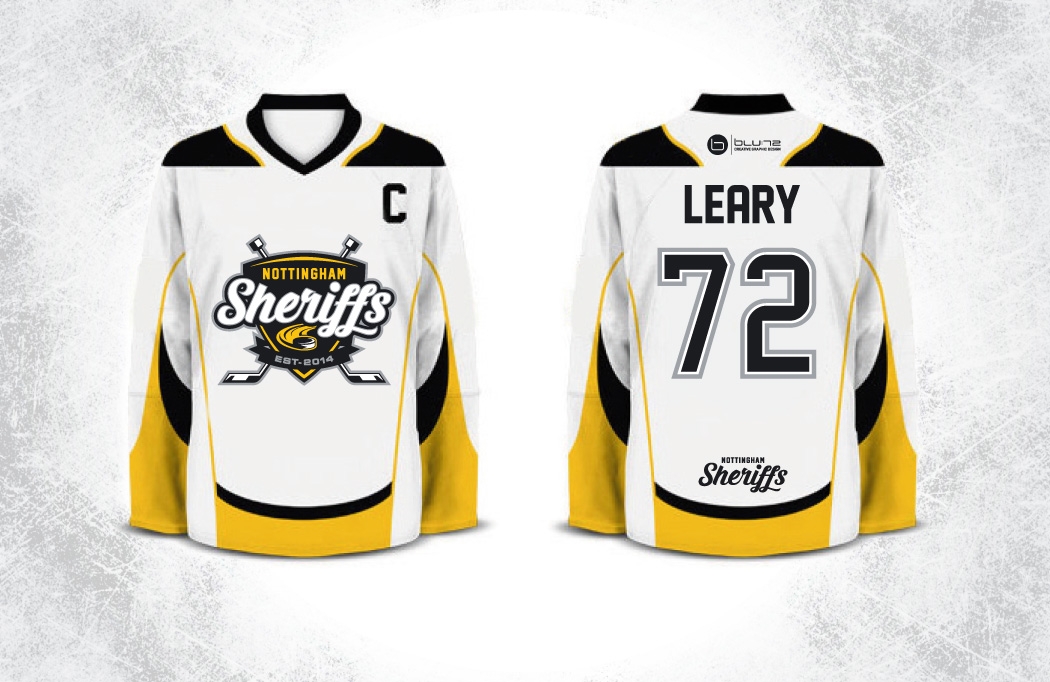 Jersey design for Nottingham Sheriffs - Ice Hockey Design