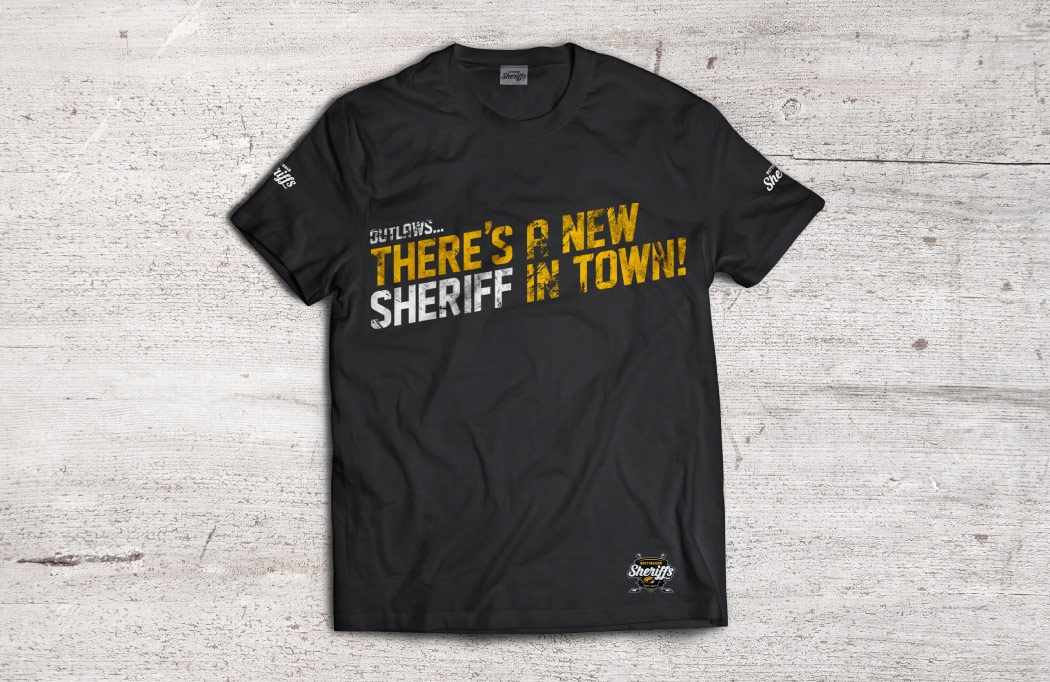 T-Shirt design for Nottingham Sheriffs - Ice Hockey Design