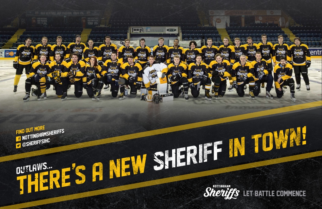 Graphic Design Nottingham - Design and branding for Nottingham Sheriffs Ice Hockey Club