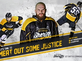 Graphic Design Nottingham - Design work for Nottingham Sheriffs Ice Hockey Club