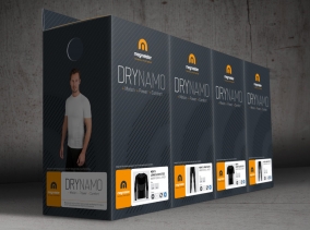 Packaging design for Megmeister DryNamo by BLU:72 Nottingham