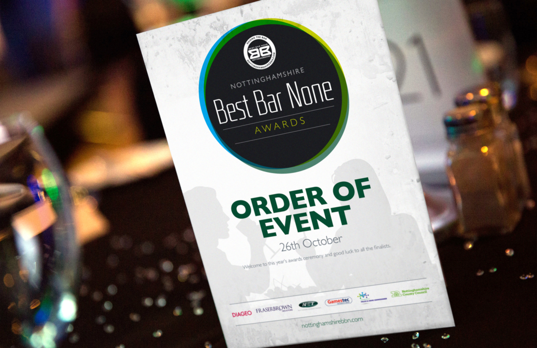 Event Branding for the Best Bar None Awards night