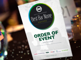 Event Branding for the Best Bar None Awards night