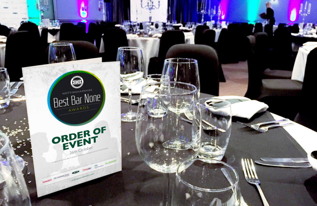 Event Branding for the Best Bar None Awards night