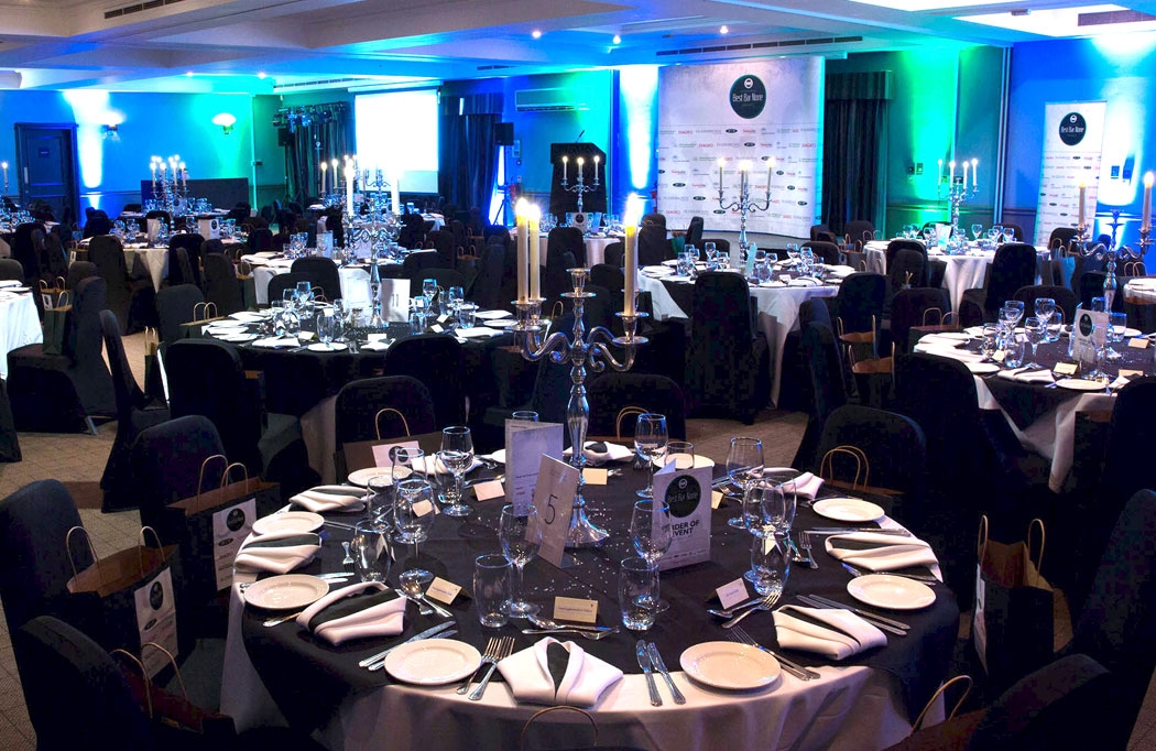 Event Branding for the Nottinghamshire Best Bar None Awards night designed by BLU:72 Creative