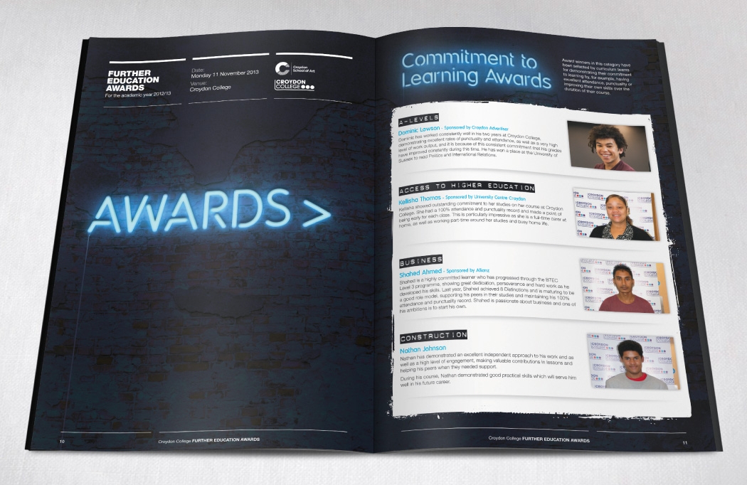 FE Awards Night programme
