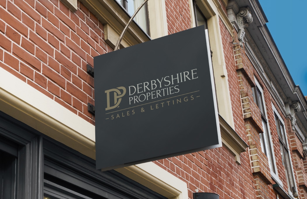 Part of a logo design & branding project for Derbyshire Properties by BLU:72 Creative