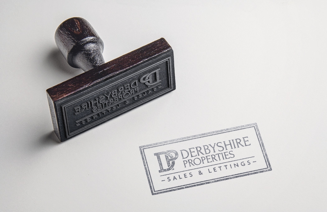Part of a logo design & branding project for Derbyshire Properties by BLU:72 Creative