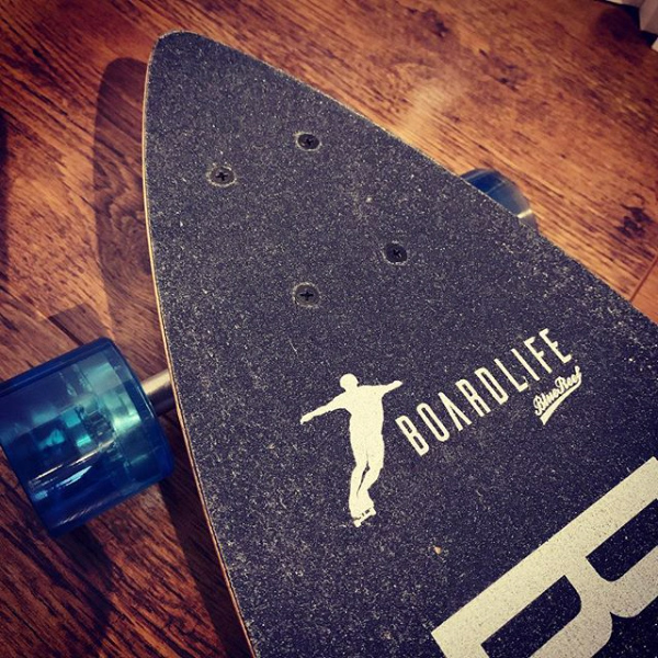 Longboard design for Blue Reef - Close up shot