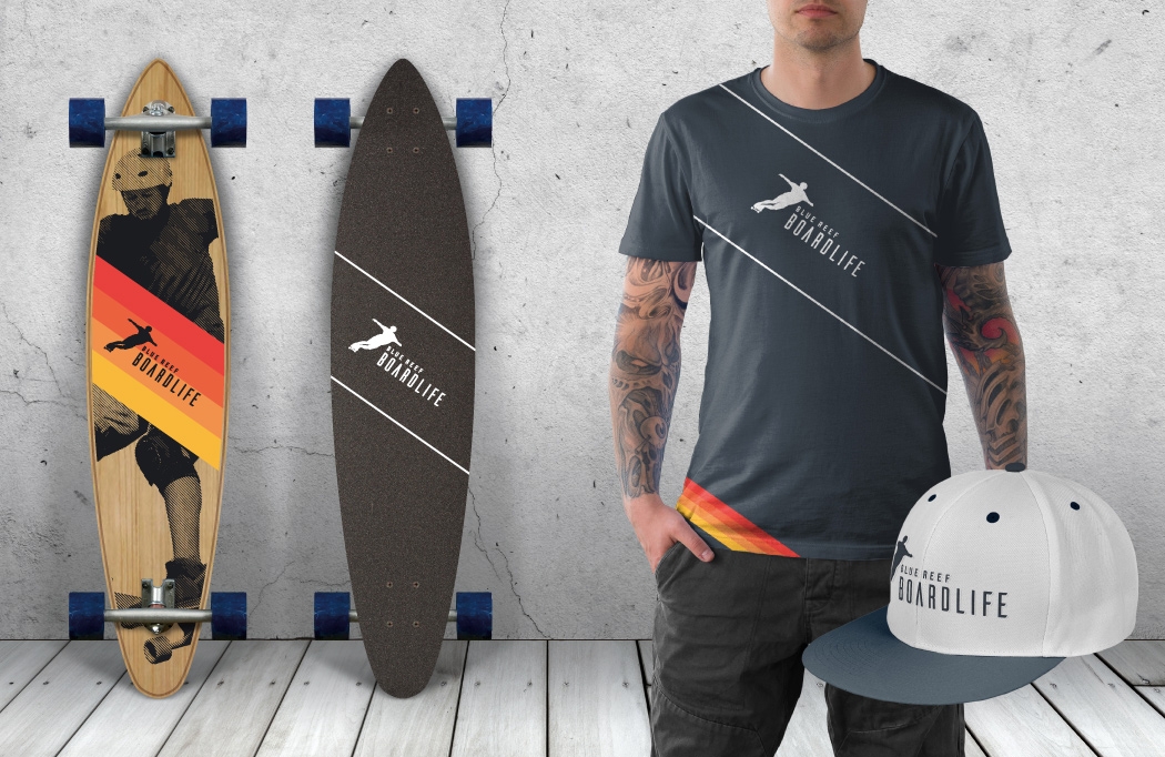 blue-reef-boardlife-longboard-design-5 Apparel and Longboard Design for Blue Reef Boardlife by BLU:72 Creative