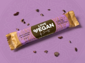 Love Vegan Snack Bar Packaging and Branding design by BLU:72 Creative