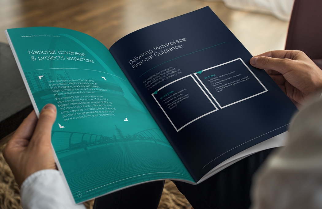 Brochure design for Wren Sterling.