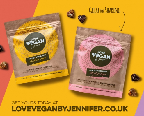 Love Vegan Advertising Campaign billboard close up