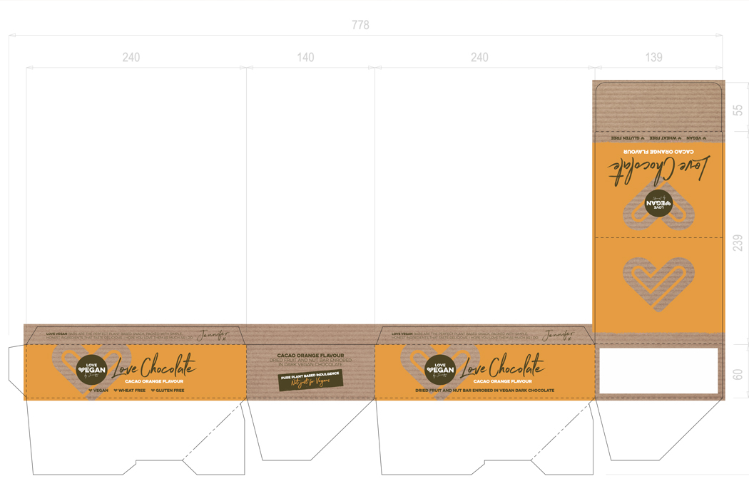 Cutter guide for the Love Chocolate SRP